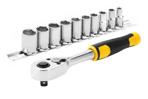 [STMT82666-0] Jeu de Douilles 1/4" 72t 11pcs