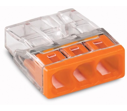 [2273-203] WAGO borne rapide 3 x 0,5-2,5 mm² (100pc)