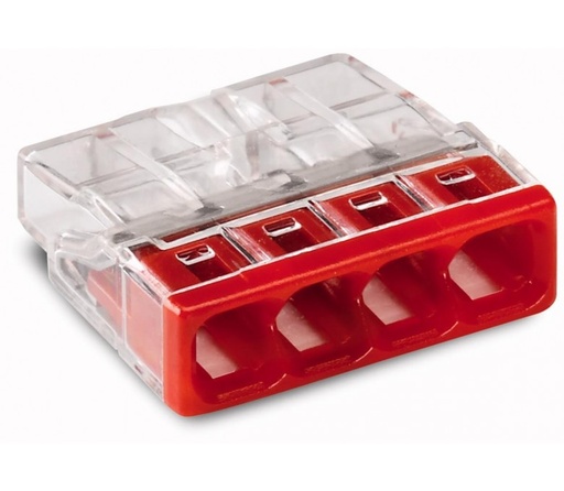 [2273-204] WAGO borne rapide 4 x 0,5-2,5 mm² (100pc)